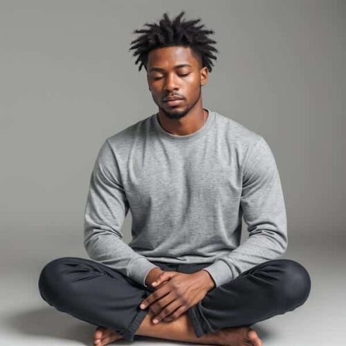 I am Affirmations - Man meditating i am affirmations, The Magic of I Am Affirmations: Boosting Your Confidence