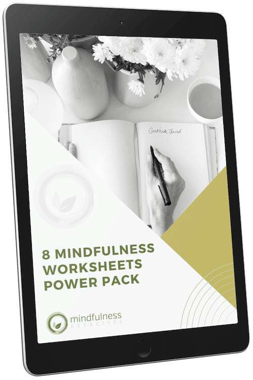 8 Mindfulness Worksheets Pack