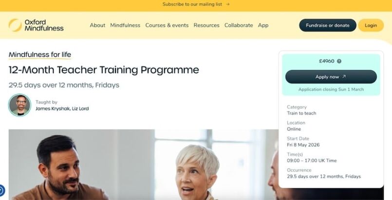 best mindfulness certification programs, 10 Best Mindfulness Certification Programs (Expert-Selected)