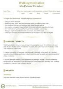 mindfulness worksheets, 300 Mindfulness Worksheets