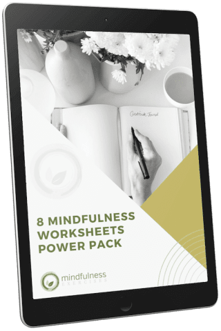 , 8 Mindfulness Worksheets Power Pack