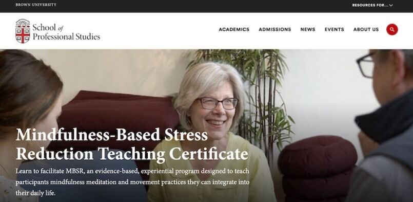 Mindfulness-Based Stress Reduction Teaching Certificate - Brown University best mindfulness certification programs, 10 Best Mindfulness Certification Programs (Expert-Selected)